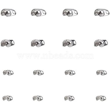 304 Stainless Steel Smooth Surface Bead Tips(STAS-UN0001-91P)-2