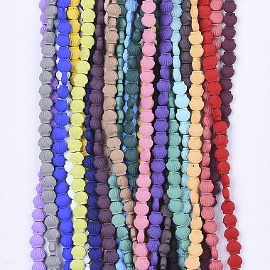 Spray Painted Non-magnetic Synthetic Hematite Beads Strands(G-T124-35A)-2