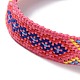 Polyester-cotton Braided Rhombus Pattern Cord Bracelet(FIND-PW0013-001A-09)-3