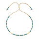 bracelet coulissant en perles de verre(JA6389-4)-1