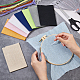 18 Sheets 9 Colors Linen Fabric(DIY-FG0004-46)-3