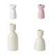4 pcs 4 styles bougeoir en porcelaine en forme de vase(AJEW-DC0001-30)-1