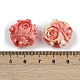 perles sculpt&eacute;es en corail synth&eacute;tique teint&eacute;(X1-SHEL-D001-01A)-3