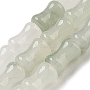 Natural Jade Beads Strands, Bamboo Stick, 10x6mm, Hole: 1mm, about 36pcs/strand, 14.76''(37.5cm)(G-M420-I01-03)