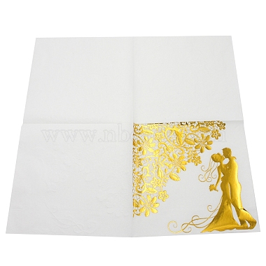Mouchoir en papier feuille d'or(FEPA-PW0001-075)-3
