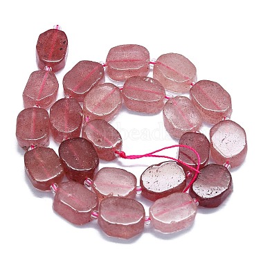 Natural Strawberry Quartz Beads Strands(G-K245-J03-E01)-2