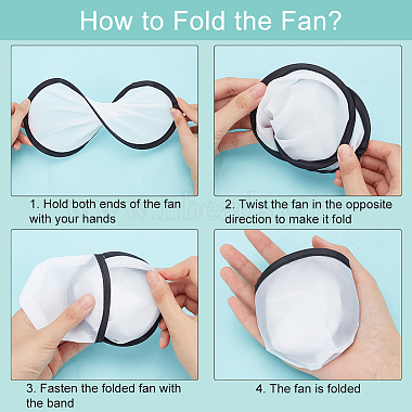 Sublimation Blank Polyester Folding Fan(AJEW-WH0010-57A)-4