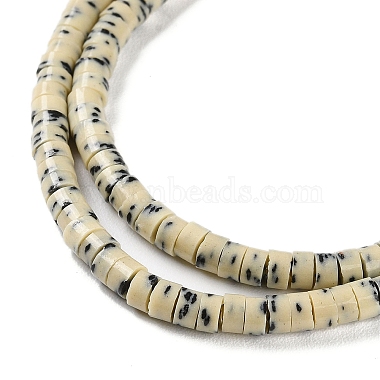 Imitation Dalmatian Handmade Porcelain Beads Strands(PORC-H011-04)-4