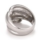 Bague épaisse texturée en acier inoxydable anti-ternissement 304 pour hommes et femmes(RJEW-B040-14P)-3