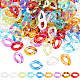супернаходки прозрачные акриловые соединительные кольца(OACR-FH0001-010)-1