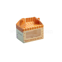 Plastic Mini Model, Micro Landscape Dollhouse Accessories, Pretending Prop Decorations, Cake Box, Camel, 35x25x35mm(PW-WG131CE-01)