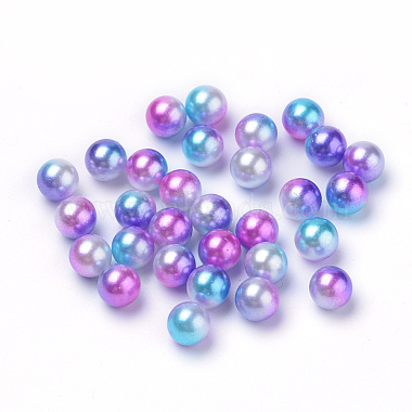 8mm MediumOrchid Round Acrylic Beads