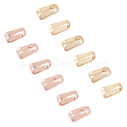 Unicraftale 304 Stainless Steel Snap On Bails, Golden & Rose Gold, 6x3x2.2mm, 5.5x2.5mm Inner Diameter, 100pcs/box(STAS-UN0011-24)