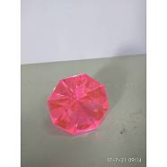 Acrylic Rhinestone Pointed Back Cabochons, Faceted, Diamond, Pink, 30.1x20mm(GACR-WH0001-01G)