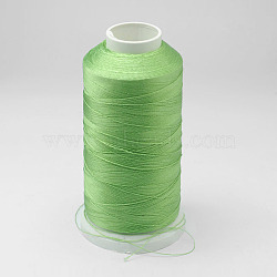 Nylon Thread, For Tassel Making, Yellow Green, 0.3mm, about 1093.61 yards(1000m)/roll(NWIR-D047-34)