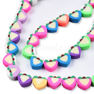Handmade Polymer Clay Beads Strands(CLAY-N008-080)-3