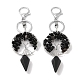 Natural Obsidian Keychain(KEYC-K022-01P-15)-1