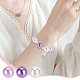 Elite 60Pcs 3 Colors Custom Resin Imitation Pearl Beads(RESI-PH0001-93)-6