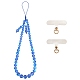 Round Synthetic Moonstone Beaded Mobile Straps(HJEW-SW00042-03)-1