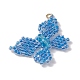 Glass Seed Beaded Pendants(PALLOY-MZ00230-01)-3