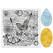 Silicone Clay Texture Mat, Clay Modeling Pattern Pad, Butterfly, 140x140x3mm(AJEW-WH0447-006)