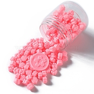 Paw Print Sealing Wax Particles, for Retro Seal Stamp, Pink, 9.5x8.5x6mm(SCRA-PW0012-02A-10)