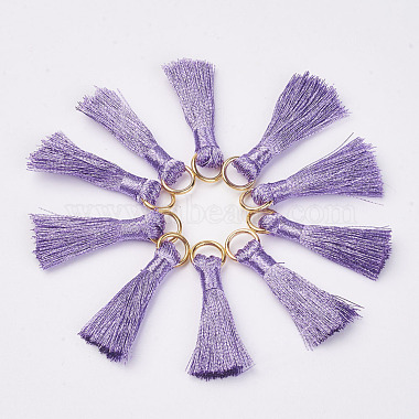 Golden Purple Nylon Pendants