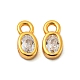 Real 18K Gold Plated 925 Sterling Silver Charms(STER-K176-03C-G)-2