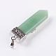 Natural Green Aventurine Big Pendants(G-G718-A19)-3