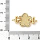 Rack Plating Brass Micro Pave Clear Cubic Zirconia Flower Links Connector Charms(KK-K385-104G-03)-3