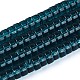 透明なガラスビーズストランド(GLAA-N026-4x8mm-T04)-1