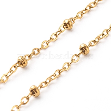 304 Stainless Steel Satellite Chains Necklace(NJEW-JN03594-02)-2