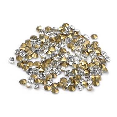 Grade AAA Pointed Back Resin Rhinestones(CRES-R120-3.0mm-01)-2