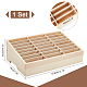 24-Grid Wooden Cell Phone Storage Box(AJEW-WH0258-969A)-2