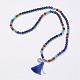 Natural Gemstone Beads Necklaces(NJEW-F147-B01)-1