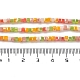 brins de perles de verre de galvanoplastie de couleur dégradée(X-GLAA-E042-05-B03)-5