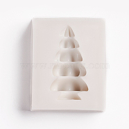 Food Grade Silicone Molds, Fondant Molds, For DIY Cake Decoration, Chocolate, Candy, UV Resin & Epoxy Resin Jewelry Making, Tree, Gainsboro, 68x55x21mm, Tree: 54x29mm(DIY-L015-52B)