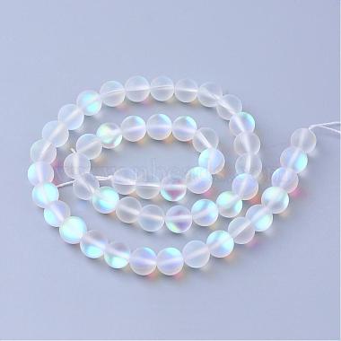Synthetic Moonstone Beads Strands(G-R375-12mm-A13)-2