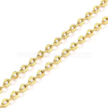 304 Stainless Steel Add a Bead Adjustable Texture Cable Chains Bracelets for Women(BJEW-M307-01D-G)-2
