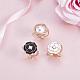 3Pcs 3 Style Natural Pearl Scarf Clip Buckles Rings(JX552A-03)-1