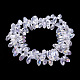 Electroplate Glass Faceted Teardrop Beads Strands(EGLA-D014-01)-1