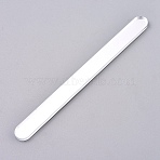 Reusable Acrylic Cakesicle Sticks, Ice Cream Sticks for DIY Ice Ice Cream Cakesicle Mold, Silver, 115x9.5x2.5mm(DIY-WH0167-17C)