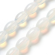 Opalite Beads Strands, Rice, 12x8mm, Hole: 1.2mm, about 33pcs/strand, 15.94''(40.5cm)(G-B106-B03-01)