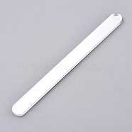 Reusable Acrylic Cakesicle Sticks, Ice Cream Sticks for DIY Ice Ice Cream Cakesicle Mold, Silver, 115x9.5x2.5mm(DIY-WH0167-17C)