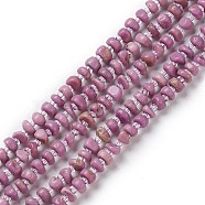 Natural Phosphosiderite Beads Strands, with Seed Beads, Chip, 6~7x6~7x2~5mm, Hole: 0.9~1mm, 15.35~15.75''(39~40cm)(G-K331-004)