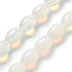 Opalite Beads Strands, Rice, 12x8mm, Hole: 1.2mm, about 33pcs/strand, 15.94''(40.5cm)(G-B106-B03-01)