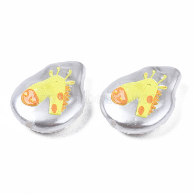 Perles d'imitation en plastique ABS imprimées 3d(KY-S163-420)-5