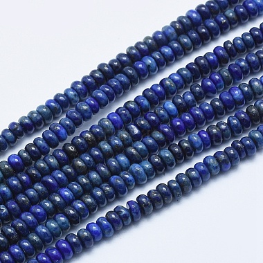 4mm Rondelle Lapis Lazuli Beads