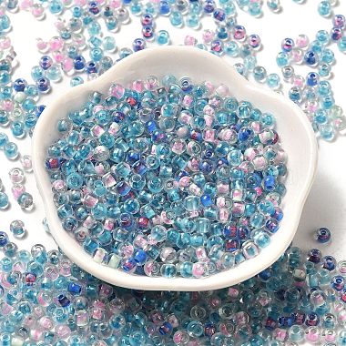 Transparent Glass Round Seed Beads(X1-SEED-B001-05A-07)-2