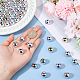 80Pcs UV Plating Opaque CCB Plastic Beads(MACR-DC0001-28)-3